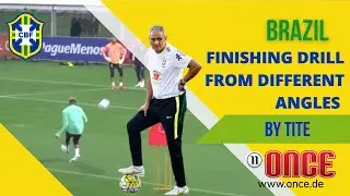 Brazil - finishing drill from different angles by Tite
