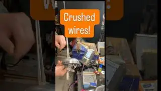 Crushed wires causing grounding #fencing #diy #repair Fairfield Fencing Armory