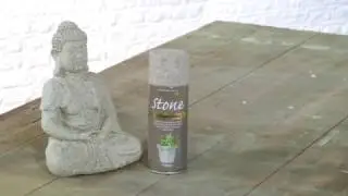 How to Spray Paint Stone Effect