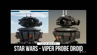 Imperial Probe Droid Lego in CATIA