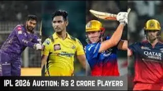 IPL 2026 mini auction marquee players list updates