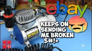 Давайте починим: компрессор для аэрографа Harbor Freight | Опять! Dx