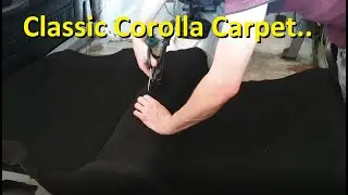 Corolla KE55 Build. Carpet Install.