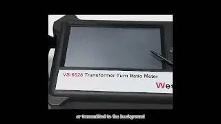 Portable True 3-phase TTR Meter Three Phase Digital Handheld Transformer Turn Ratio Tester