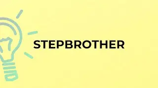 What is the meaning of the word STEPBROTHER?