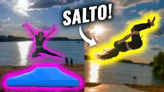 Mit XXL AIRTRACK an den SEE! (10 Meter lang) || DAILY VLOG 311