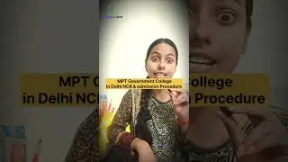 MPT Government Colleges in Delhi NCR | DIPSAR MPT Admission Procedure #bpt #mpt #physioaim