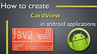 How to create CardView in Android apps