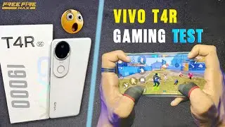Vivo T4R Unboxing 📦 Free Fire Gaming Test 🔥 & Free Fire Handcam Gameplay 60 FPS 😍