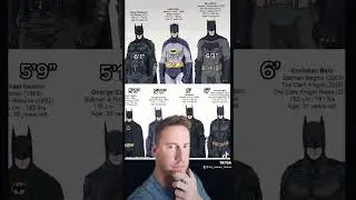 Batman height comparison. Ben affleck Pattinson Christian Bale. dC comics