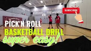 Basketball Pick and Roll Drill for Kids