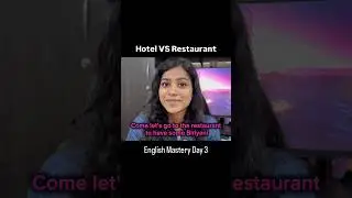 Hotel & Restaurant | What is the difference | Tamil Explanation | English