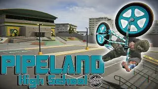 Retro BMX Bike at Pipeland High School | BMX Streets PIPE