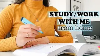 CAN'T FOCUS AT HOME? STUDY/WORK WITH ME FOR 60 MINUTES!