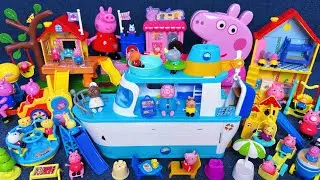 12 Minutes Satisfying with Unboxing Peppa Pig Luxury Cruise Ship Playset ASMR | Review Toys