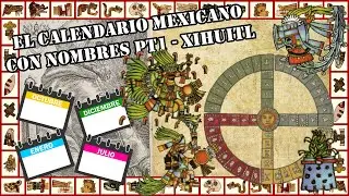 Calendario Azteca Pt1 - Xihuitl (Calendario Mexicano con Nombres)