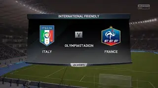 Italy vs France | Friendly International Match | FIFA 16