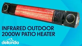 Infrared Outdoor Patio Heater with Wireless Speakers - DG125