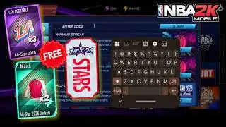 FREE LOCKER CODES IN NBA 2K MOBILE - How To Get Free Hype Tickets