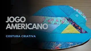 Jogo americano- motivo peixe 