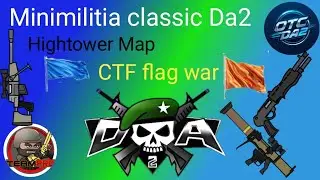 Minimilitia classic Da2/ CTF Flag game highlights video #minimilitia #minimilitiaupdate #gaming 
