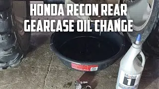 Замена масла в заднем редукторе (дифференциале) Honda Recon.