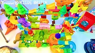 Creative Marble Run Journey | Animal Track Challenge ASMR
