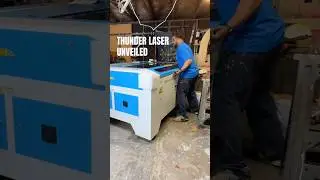 My Thunder laser is officially unpacked #lasercuttingmachine #thunderlaser #unboxingvideo #laserengr