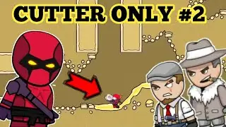 CUTTER ONLY GAMEPLAY #2 IN MINI MILITIA !!