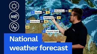 National Weather Forecast: Hot for SE inland, rain and storms in the tropical north