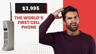 The World&rsquo;s First Cell Phone Looks A Lot Bulkier Than Today&rsquo;s?. #cellphone #inventions #technology