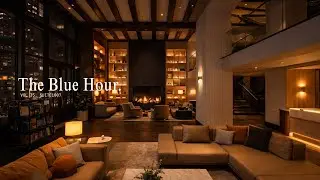 Late Evening Alone in a Hotel Lobby