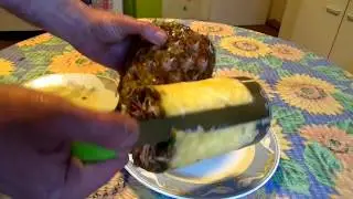TEST-Funktionspr&uuml;fung Ananasschneider ,function check  Pineapple cutter