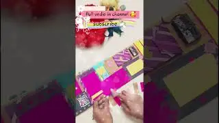 scrapbook bag💥🥰#scrapbook#gift#diy#papercrats#crafts