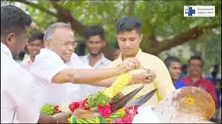 Pongal celebration at velammal medical college,madurai with our honourable chairman sir  #pongal