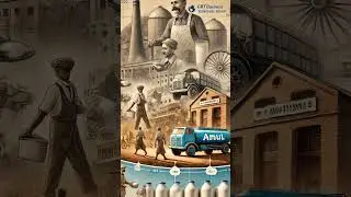 🐄 AMUL&rsquo;s Incredible Journey!  #ytshorts #reels #shorts