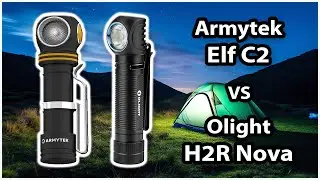 Armytek Elf C2 vs Olight H2R Nova