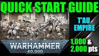 Warhammer 40,000: Начало работы: TAU EMPIRE Christmas Battleforce (Retaliation Cadre) #New40k