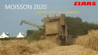 Moisson 2020 : une batteuse peu commune !