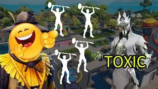 Doing ''RAGE'' until toxic person Quit | Fortnite Party Royale