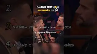 AEW taking shot at WWE  #shorts