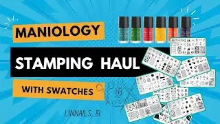 🤗Maniology Nail Art Haul | Stamping Plates with Stamping Polish Swatches + First Impressions! #nails