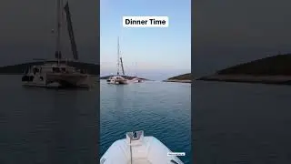 Yachting in Croatia dinner time