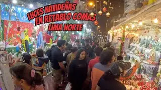 LUCES NAVIDEÑAS EN RETABLO COMAS LIMA #comas #limanorte #retablocomas #vidareal #cotidiano #navidad