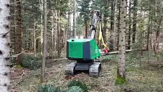 Neuson 154HVT -  Durchforstung in Bayern