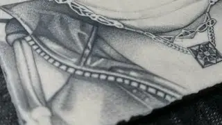 Test tattoo machine Ambition Seher on fake skin