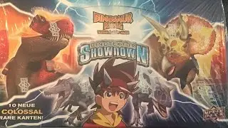 Dinosaur King DinoTector Showdown (DKDS) Full Booster box Unboxing