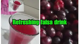 Tasty Falsa drink-grewia asiatica juice by chatkhara cuisine/summer drink