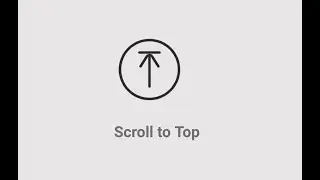 Scroll Top Button using HTML, CSS & JS | Smooth Scrolling Effect Bottom to Top