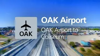 BART Cab Cam: OAK Airport Line from OAK Airport to Coliseum